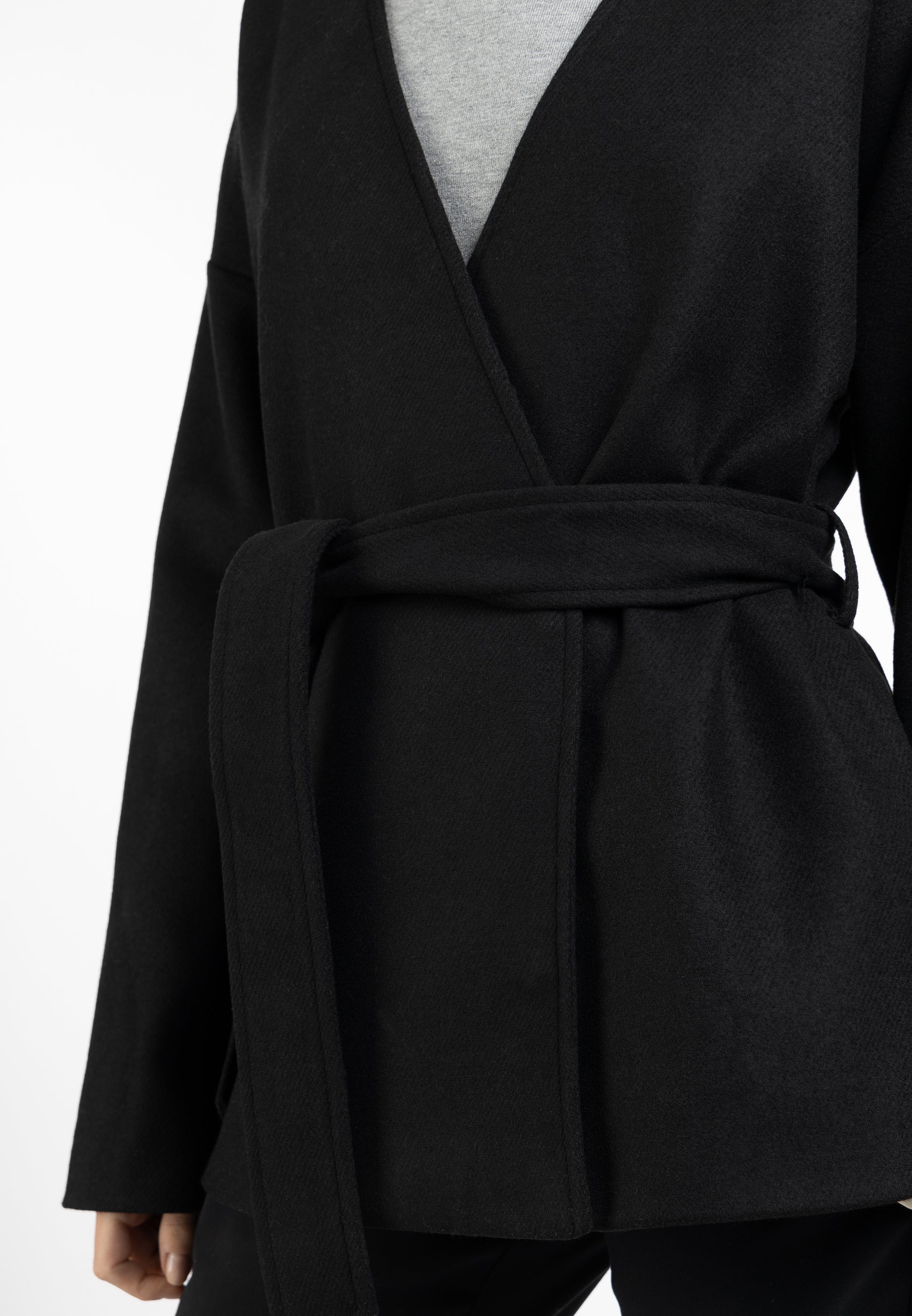 Dreimaster Klassik Women's Transitional Jacket Made Of Wool Blend Nascita