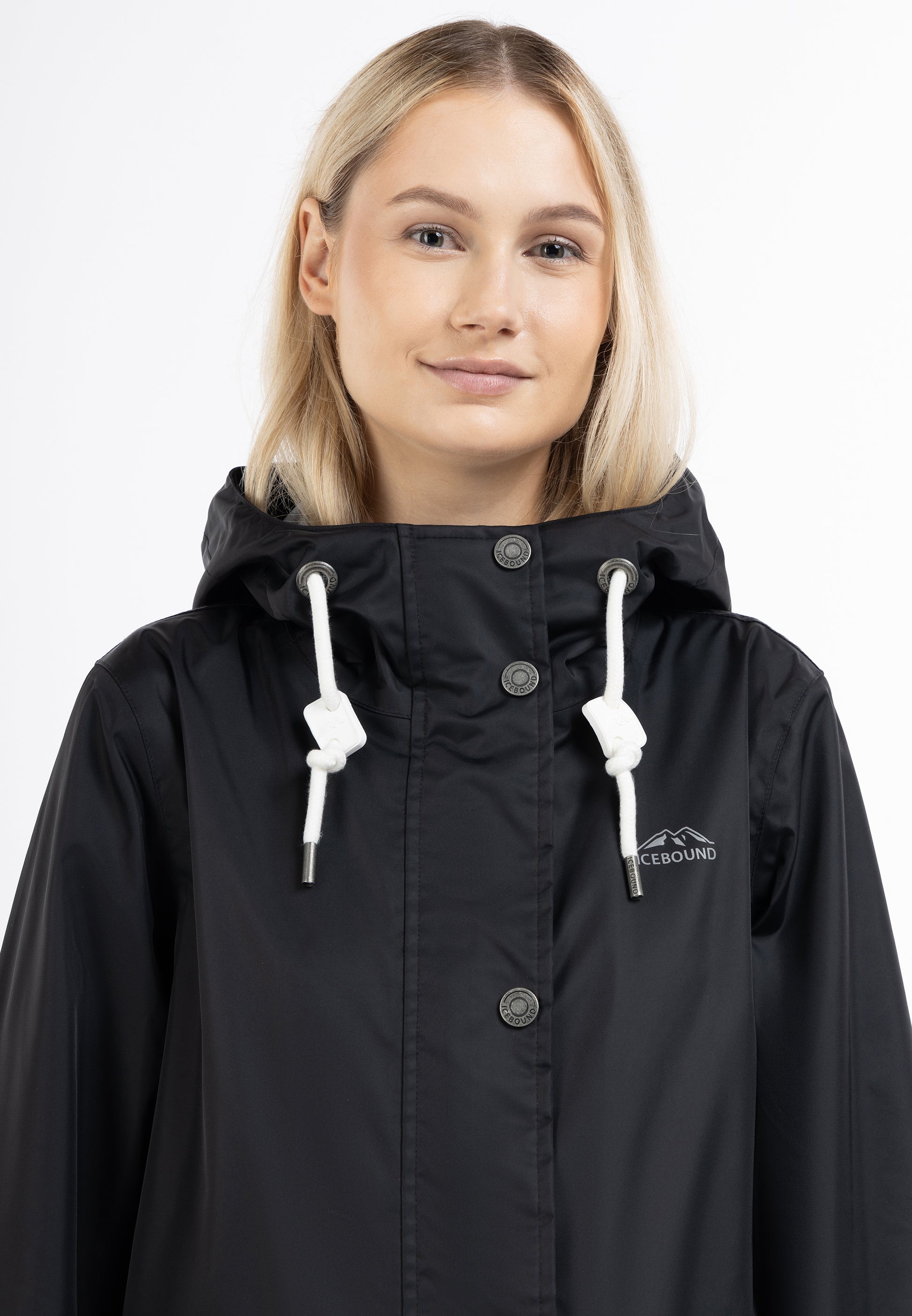 ICEBOUND Women's Rain Jacket With Interior Print