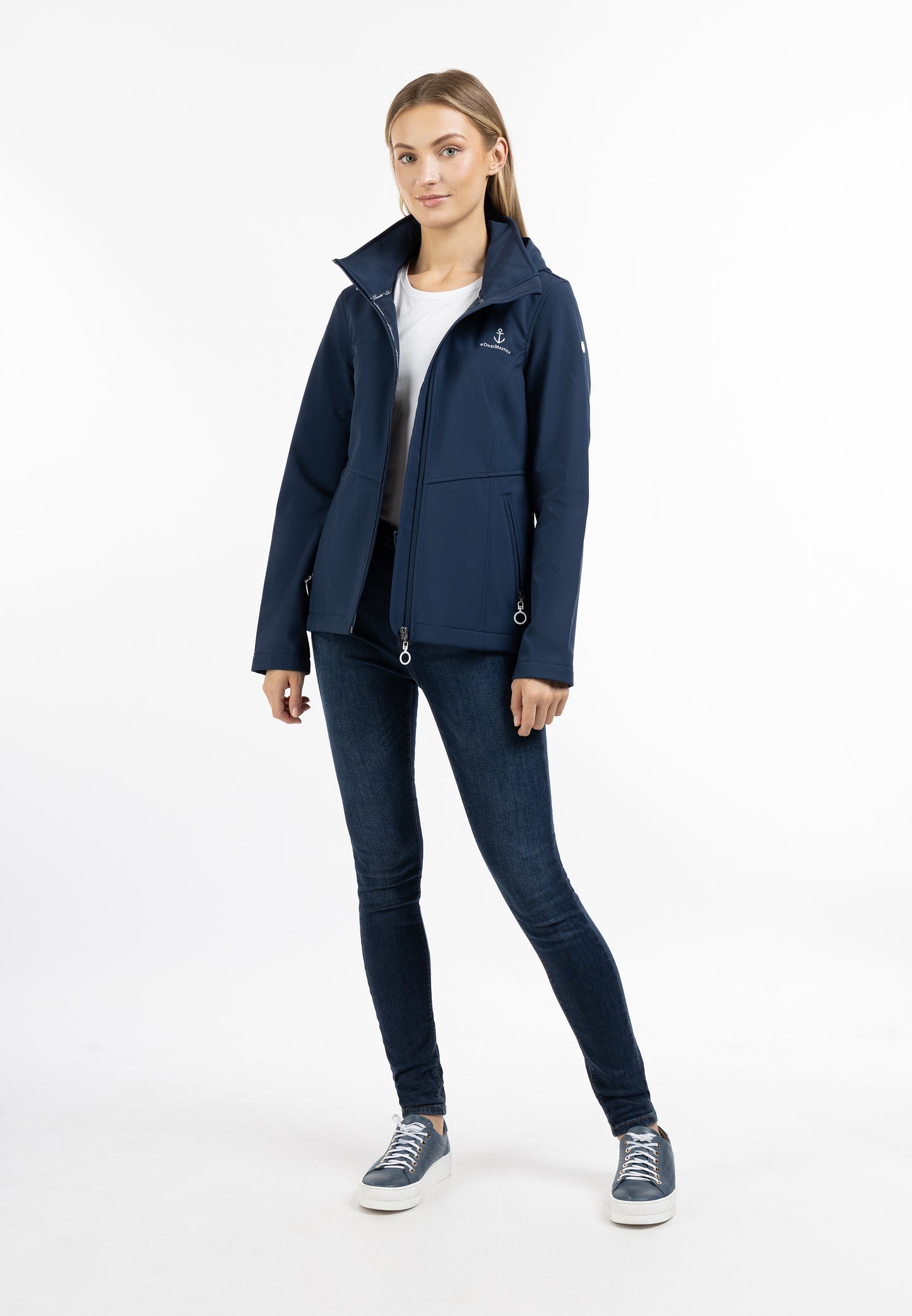 Dreimaster Maritim Damen Softshelljacke
