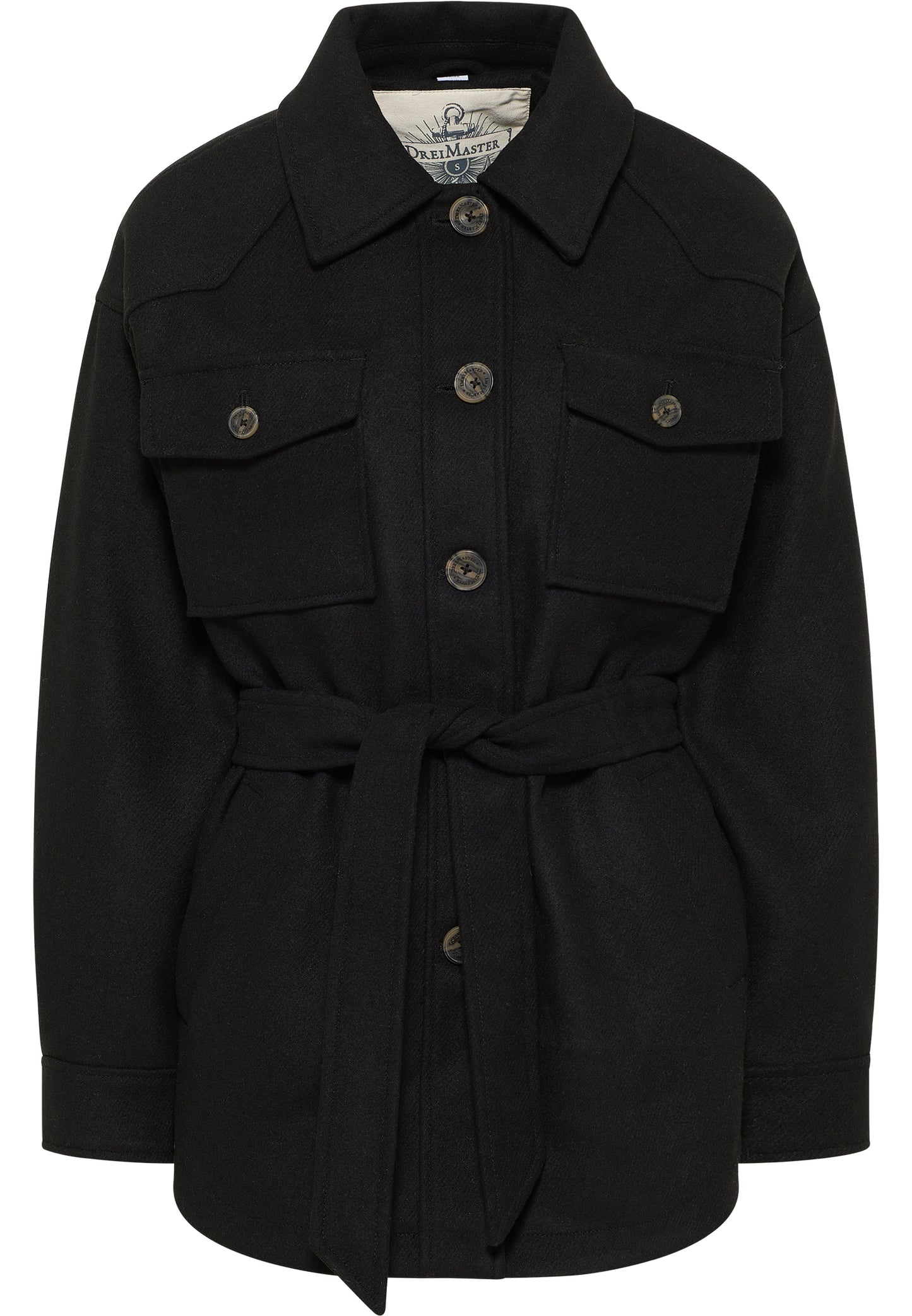 DreiMaster Vintage Women's Transitional Jacket Made From A Wool Blend