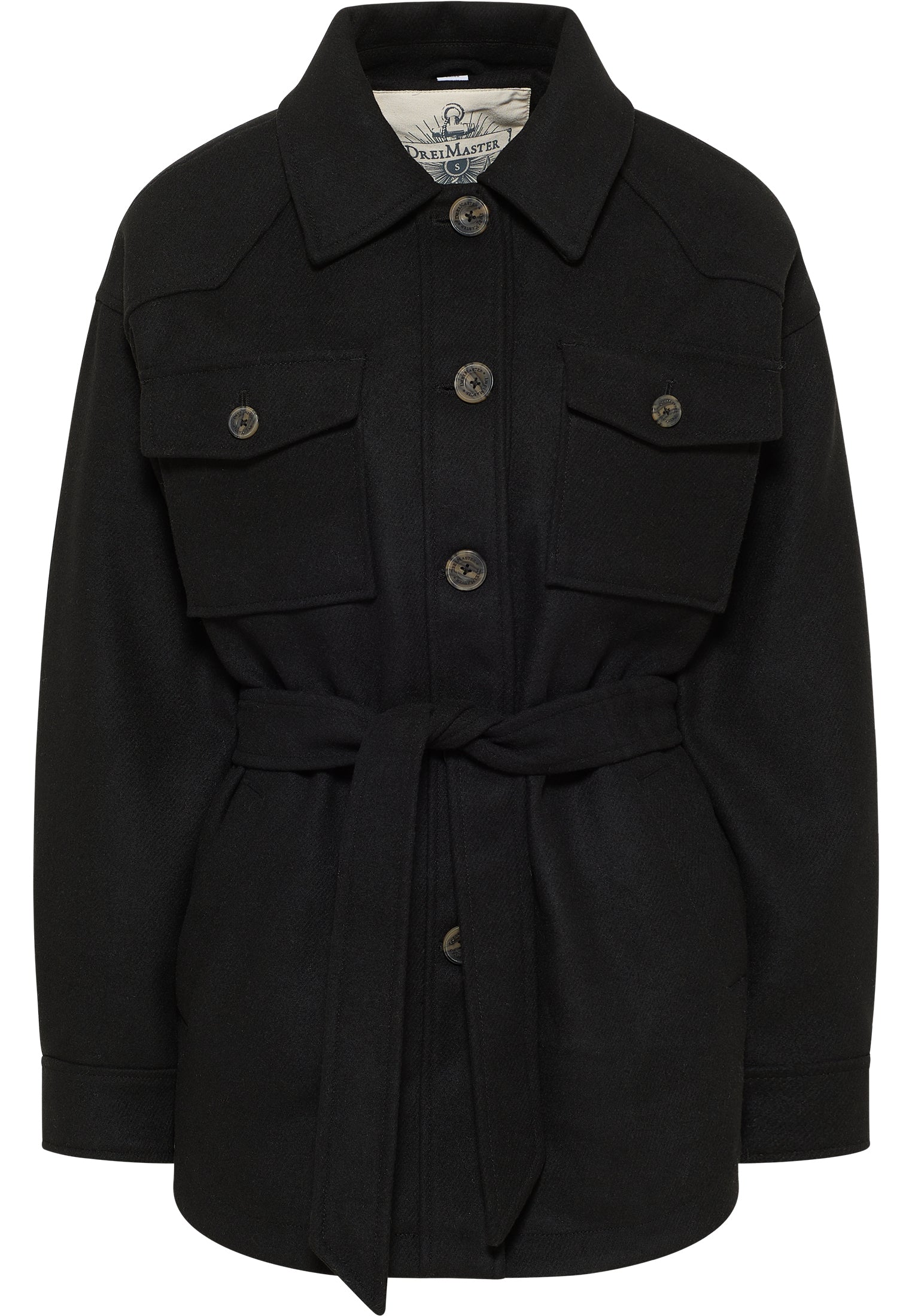 DreiMaster Vintage Women's Transitional Jacket Made From A Wool Blend