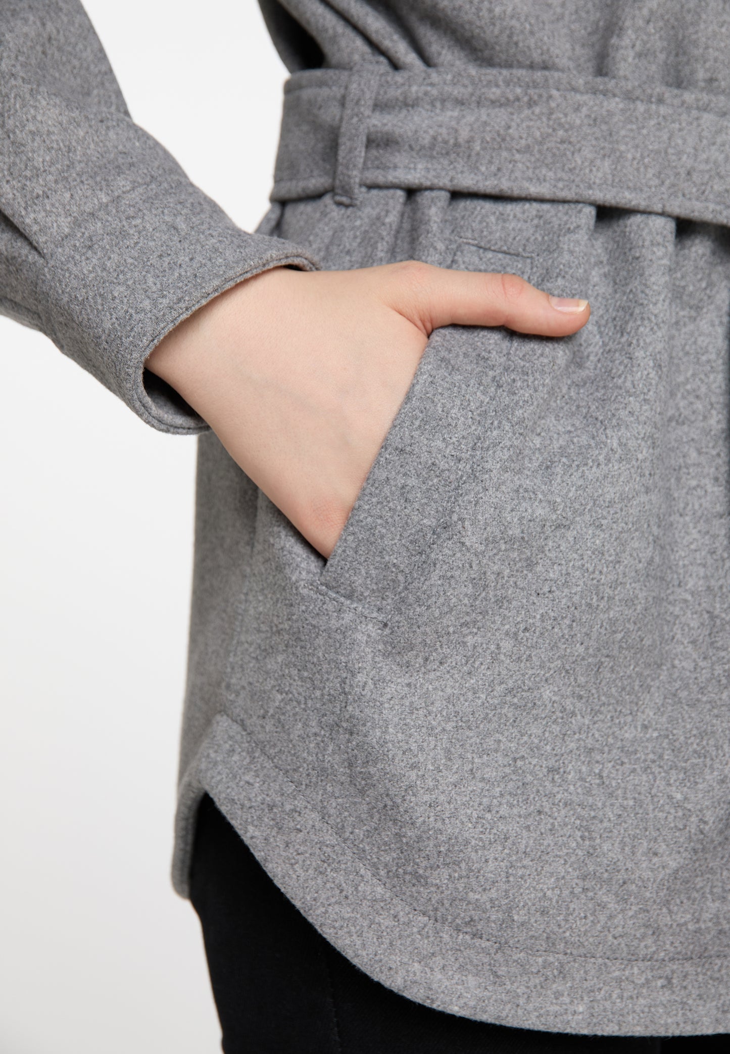 DreiMaster Vintage Women's Transitional Jacket Made From A Wool Blend