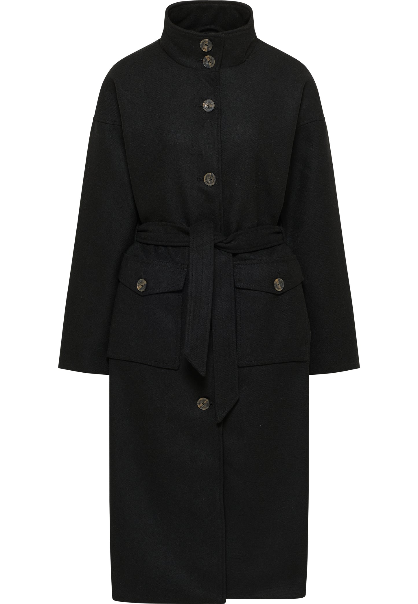 DreiMaster Vintage damski płaszcz przejściowy z mieszanki wełny