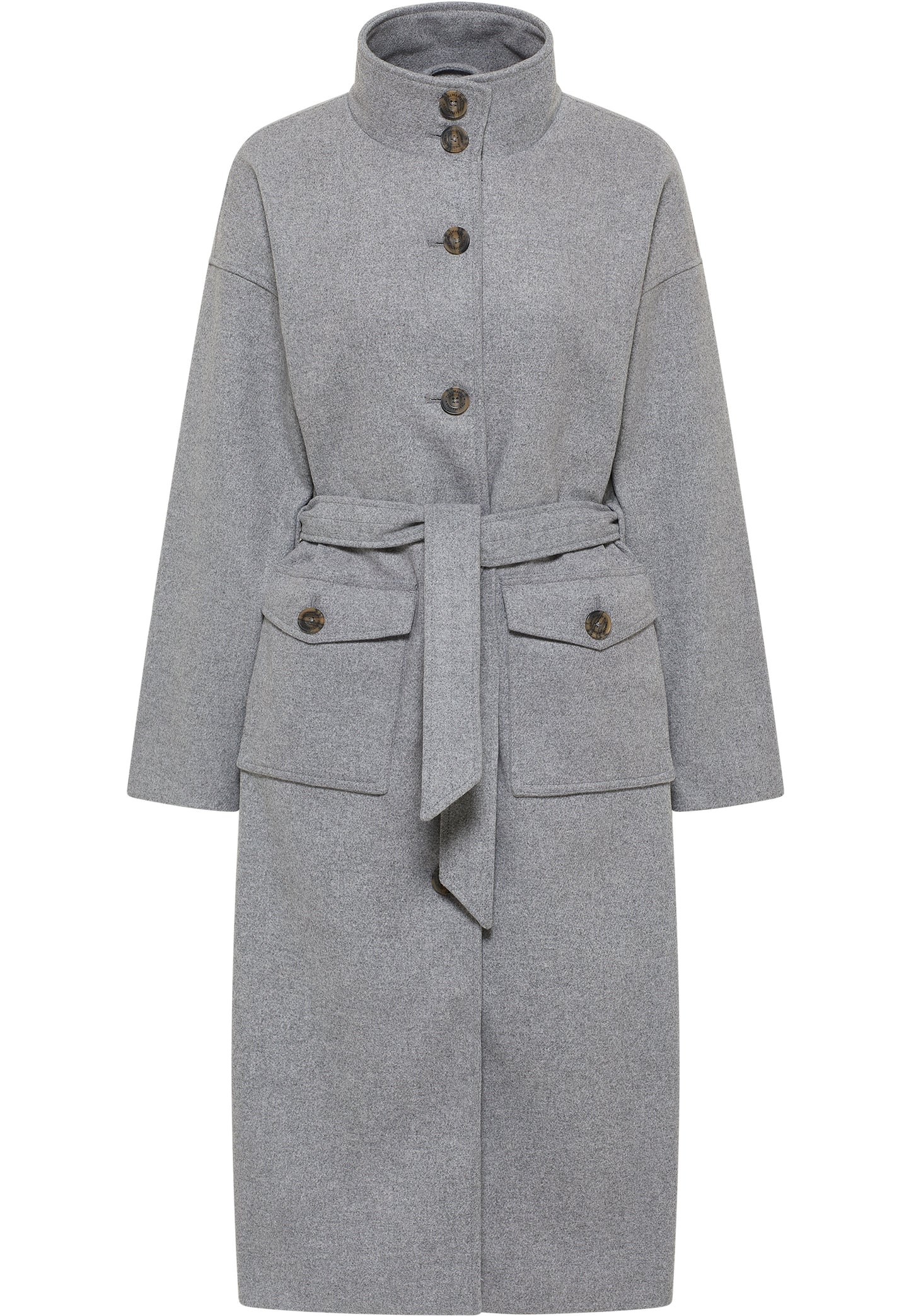 DreiMaster Vintage damski płaszcz przejściowy z mieszanki wełny