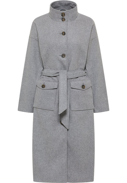 DreiMaster Vintage damski płaszcz przejściowy z mieszanki wełny