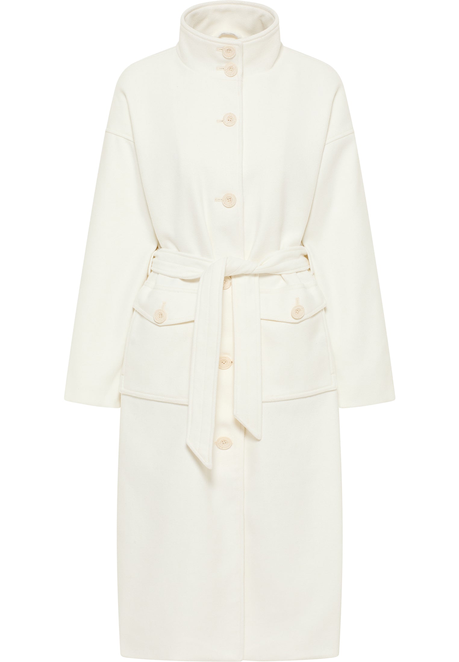 Dreimaster Vintage Damen Übergangsmantel aus Wollmischung