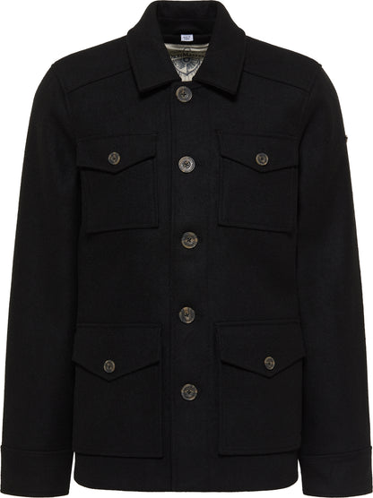 Dreimaster Vintage Herren-Übergangsjacke aus einer Wollmischung