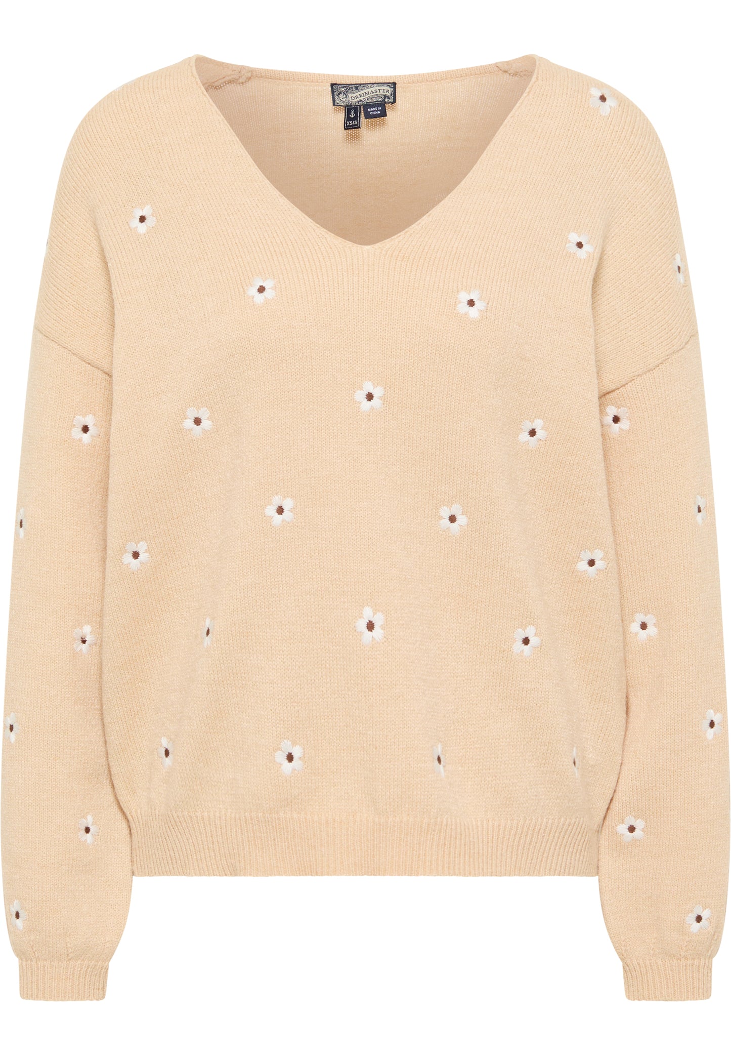 Dreimaster Vintage Damen Strickpullover