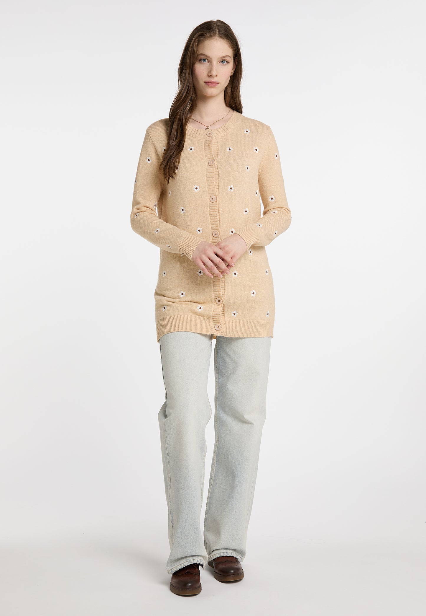 DreiMaster Vintage Women's Cardigan With Embroidery