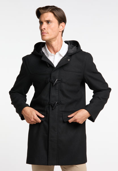 DreiMaster Klassik Men's Transitional Coat Made Of Wool Blend