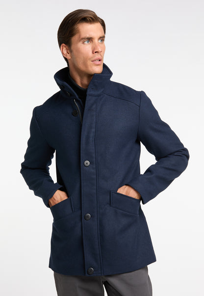 DreiMaster Klassik Men's Transitional Jacket Made From A Wool Blend