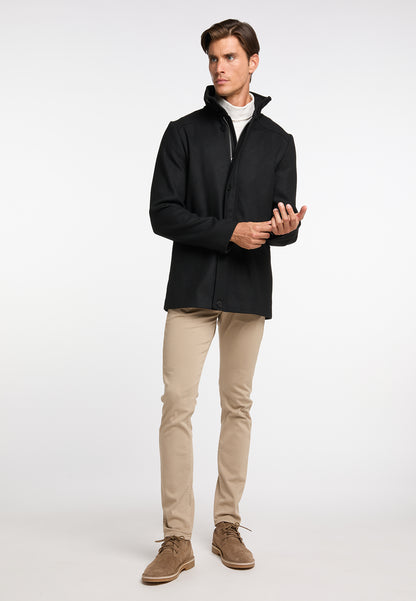 DreiMaster Klassik Men's Transitional Jacket Made From A Wool Blend