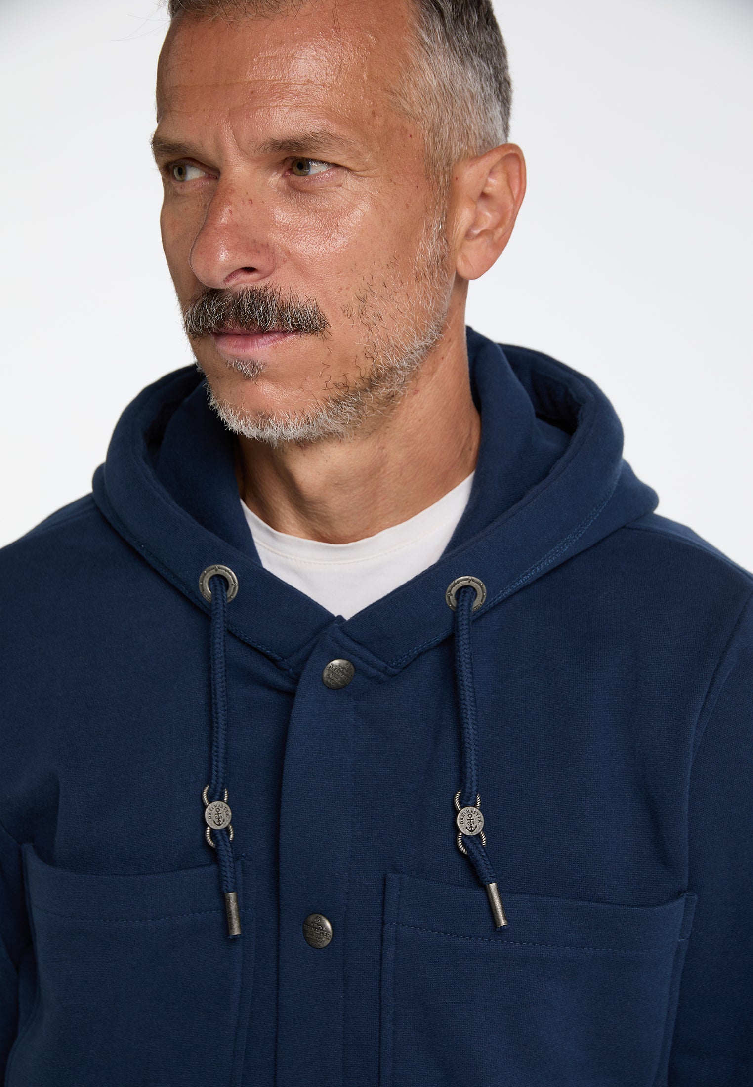 Dreimaster Vintage Herren Sweatjacke