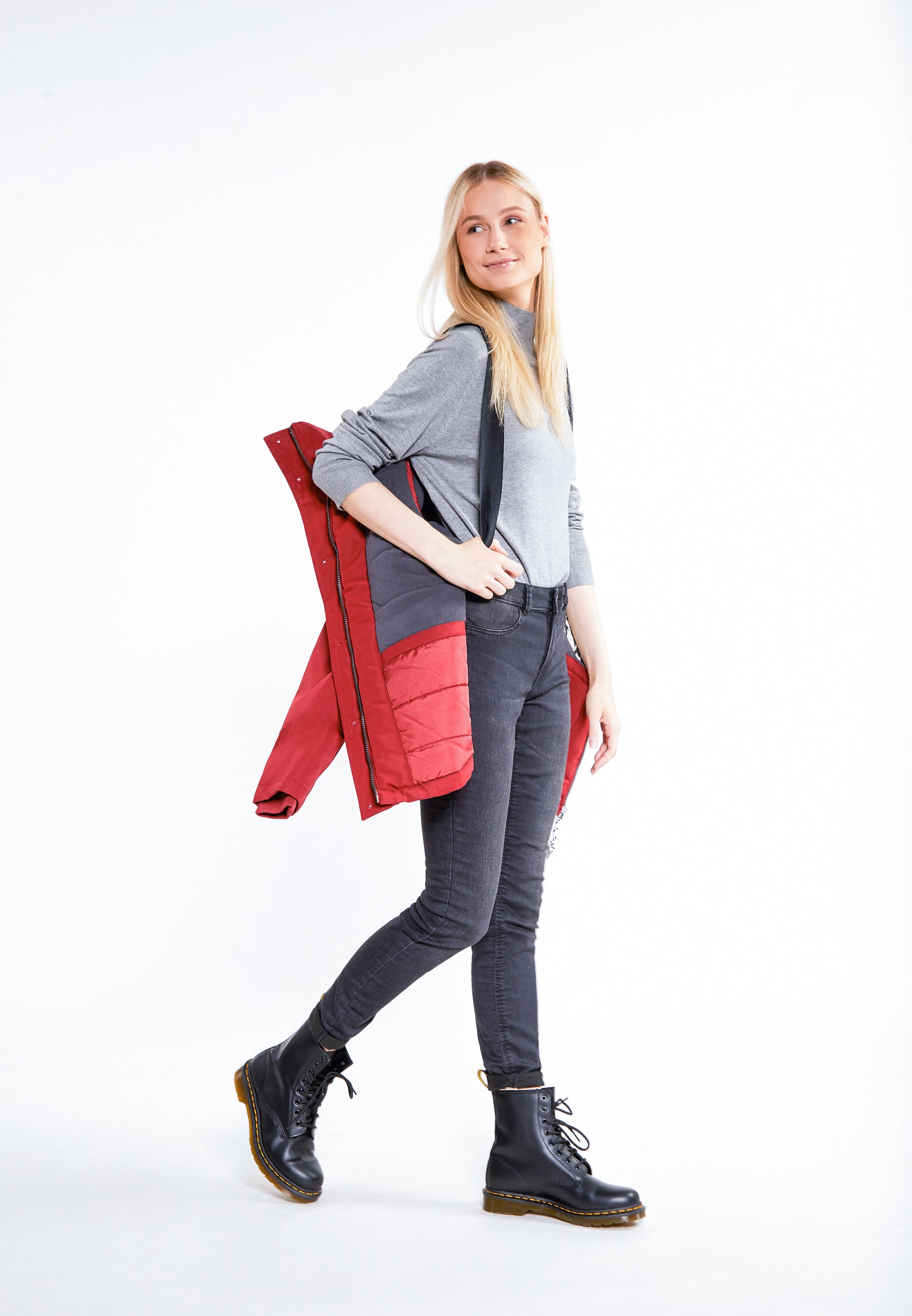 Schmuddelwedda damska ocieplana kurtka zimowa