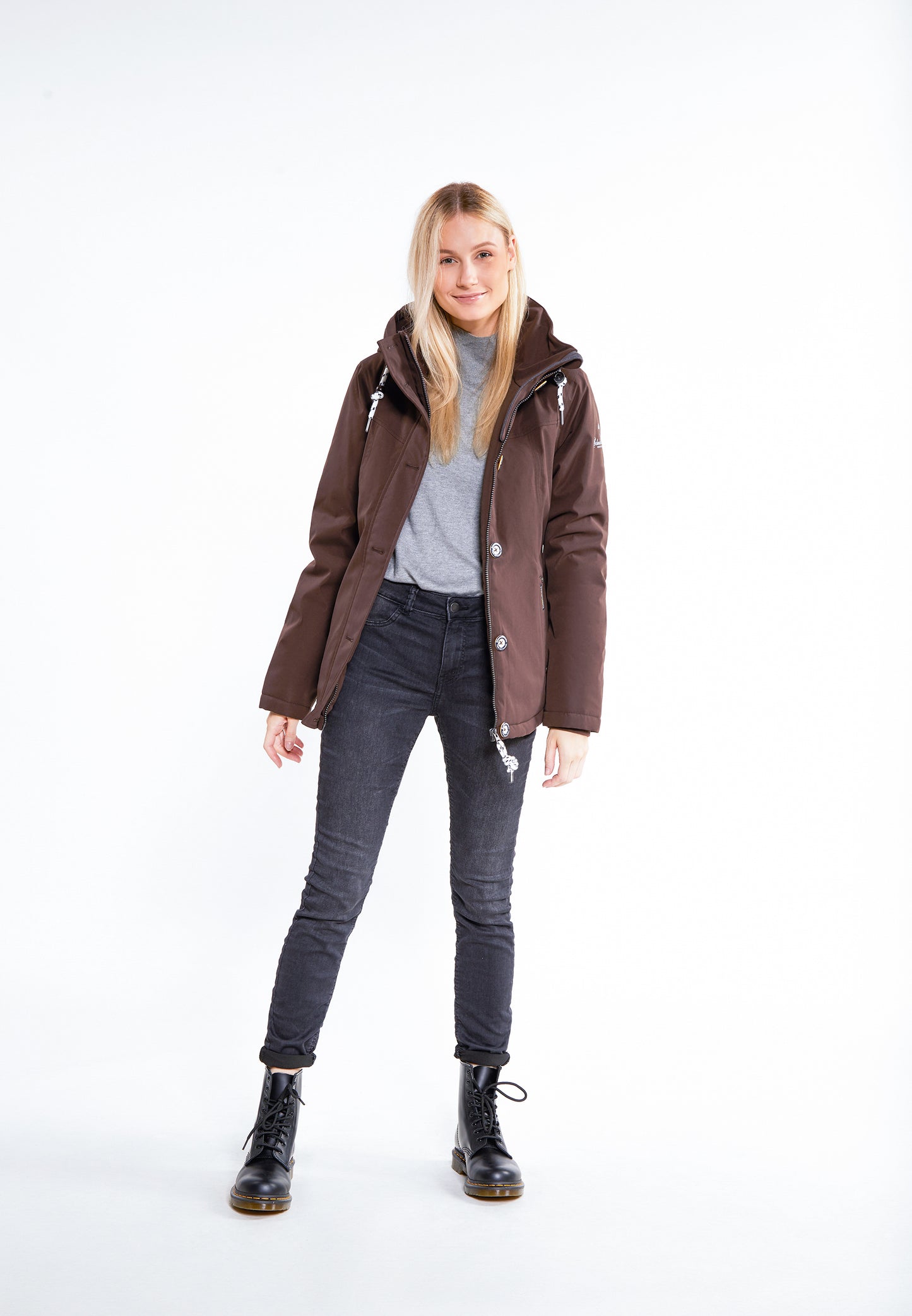 Schmuddelwedda damska ocieplana kurtka zimowa