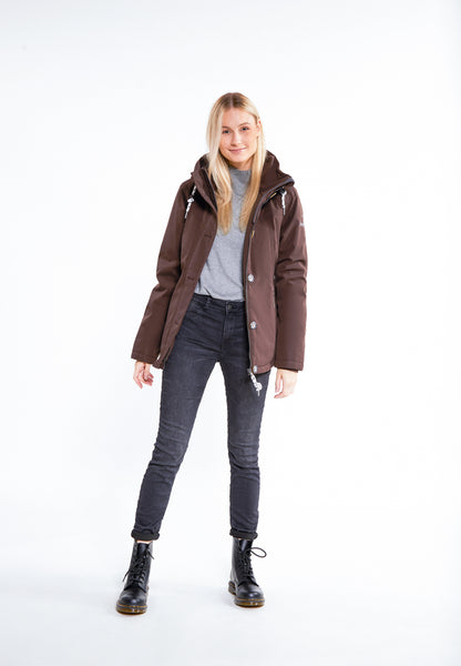 Schmuddelwedda damska ocieplana kurtka zimowa