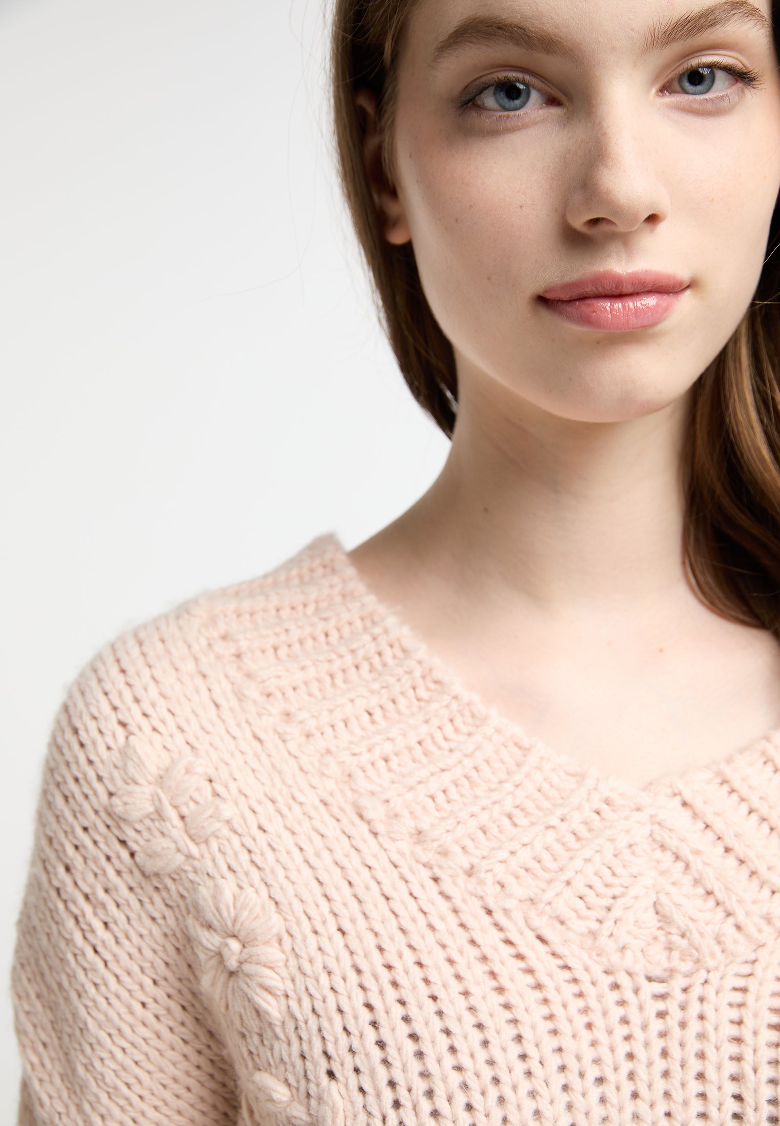 Dreimaster Vintage Damen Grobstrickpullover