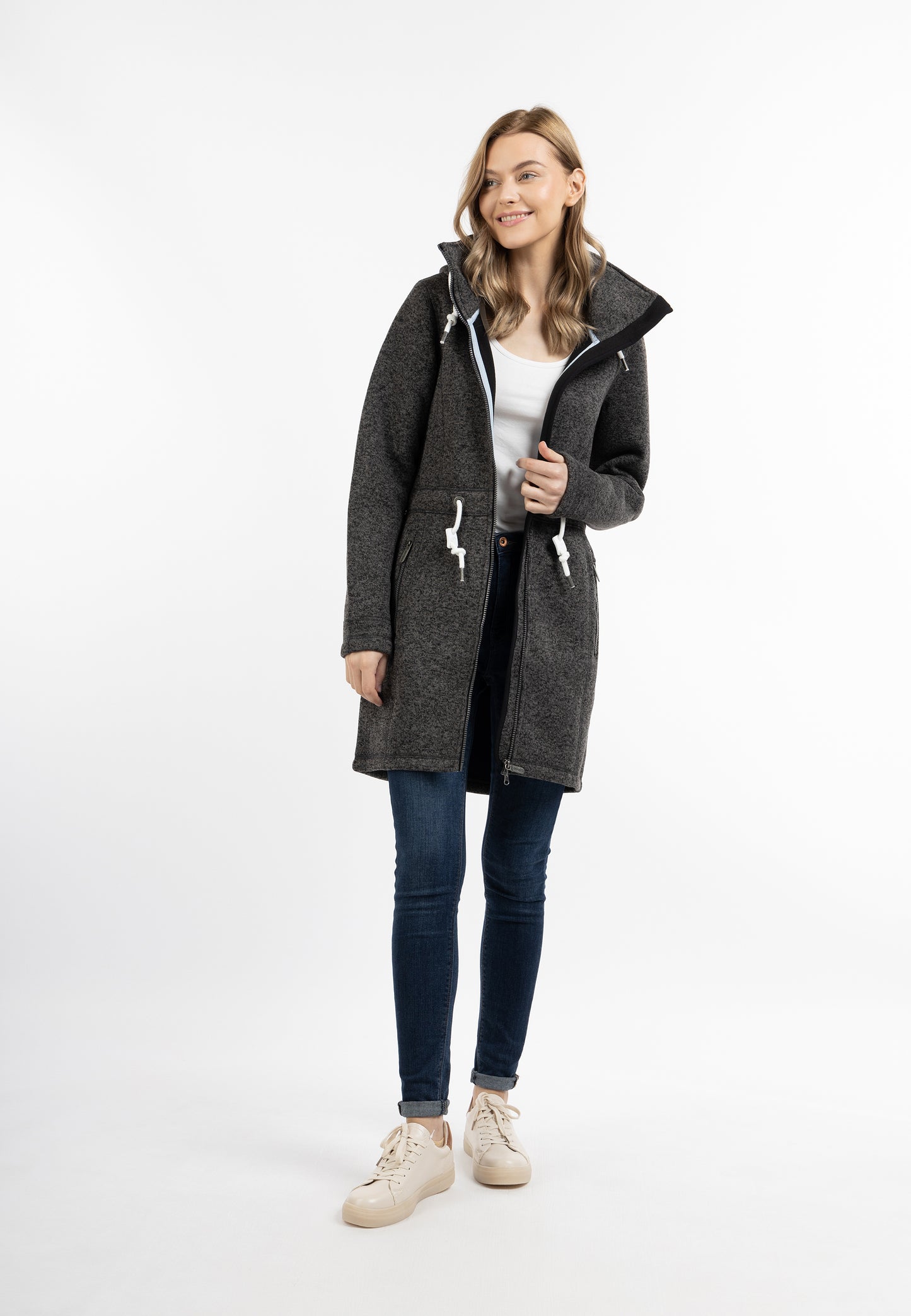ICEBOUND Women's Knit Fleece Coat