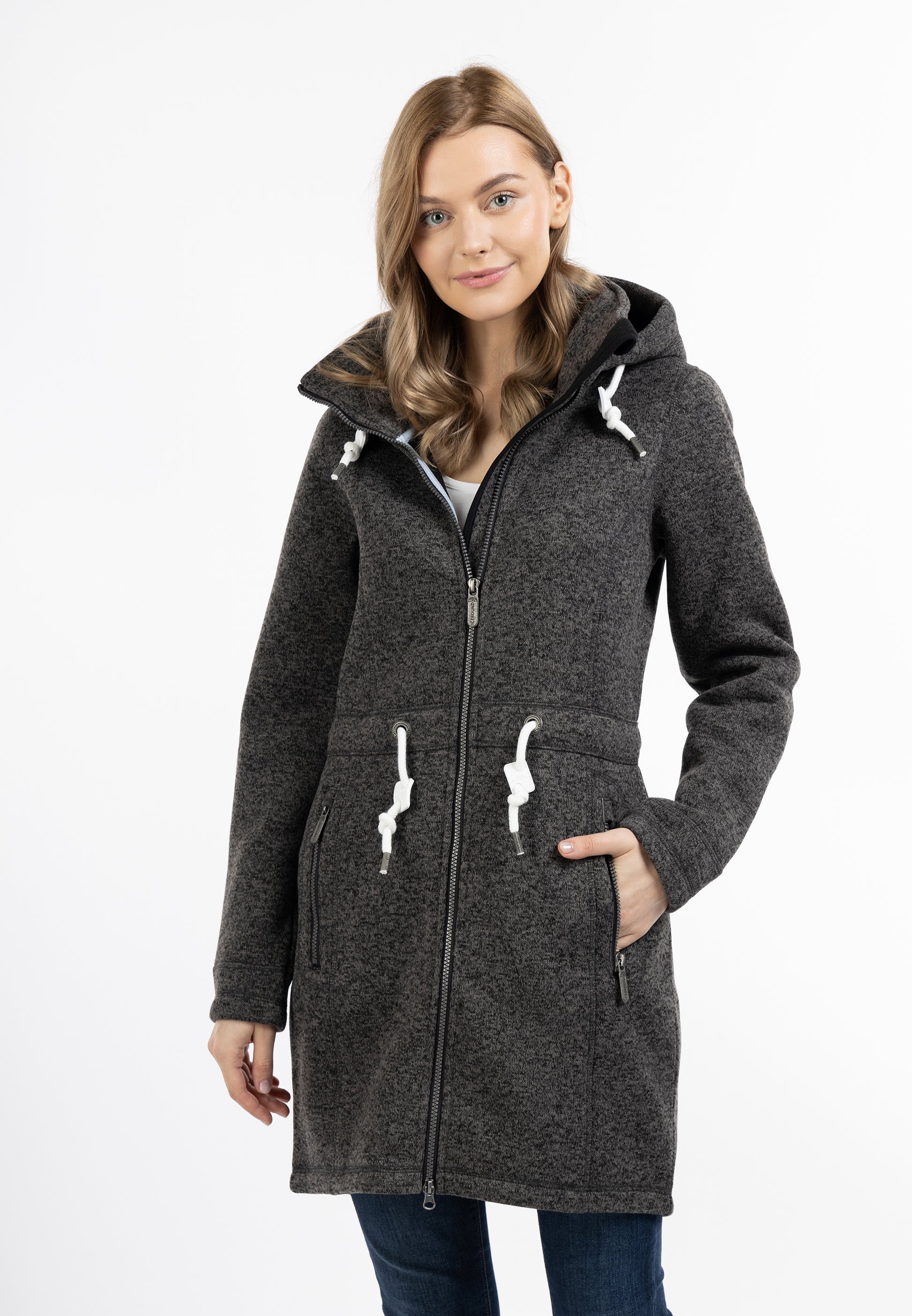 ICEBOUND Women's Knit Fleece Coat