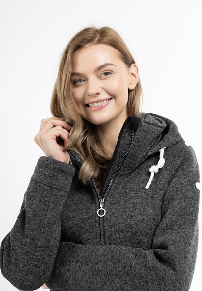 Dreimaster Maritim Damen Strickfleecemantel