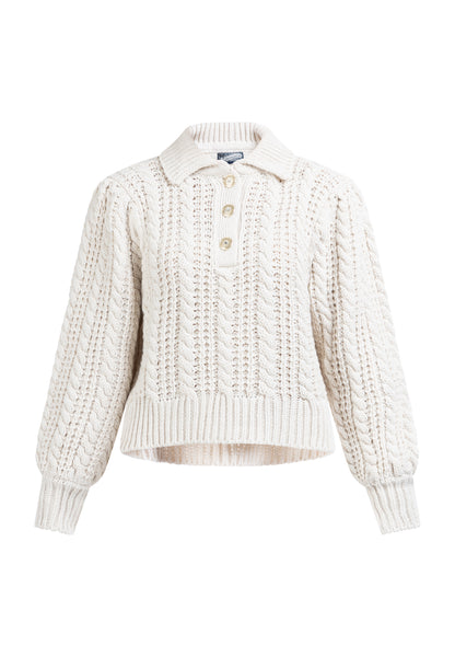 Dreimaster Vintage Damen Strickpullover