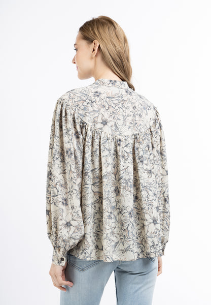 Dreimaster Vintage Damen Langarmbluse