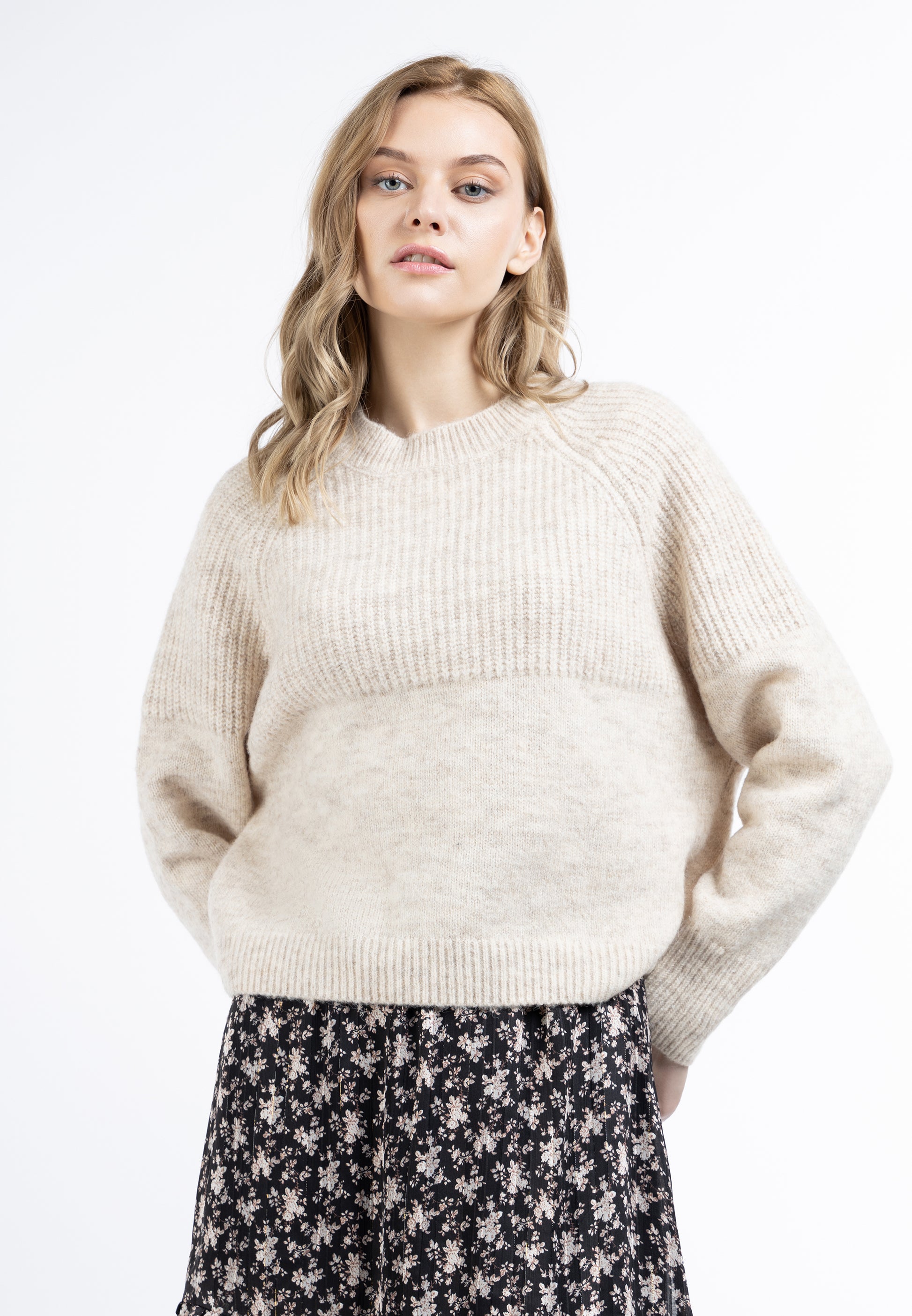 Dreimaster Vintage Damen Strickpullover