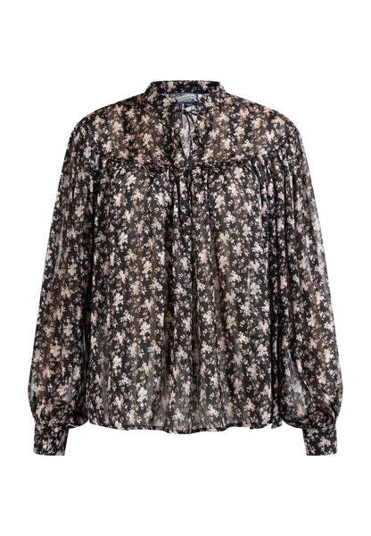 Dreimaster Vintage Damen Langarmbluse