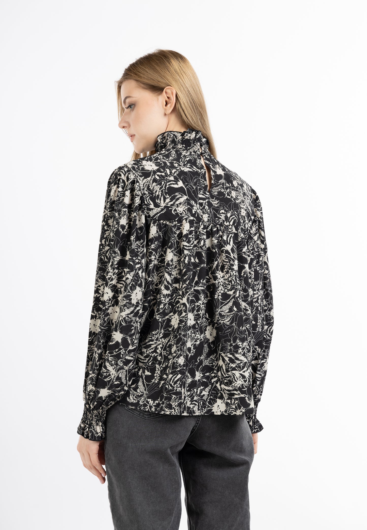 Dreimaster Vintage Damen Bluse Shirt