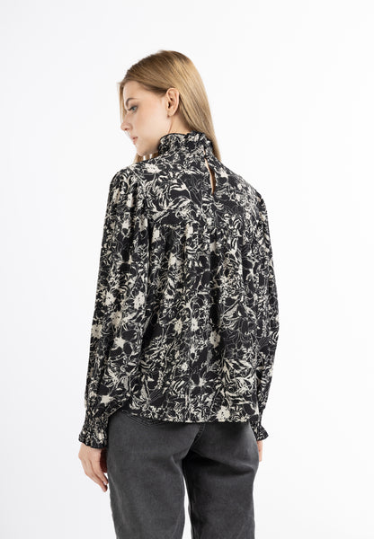 Dreimaster Vintage Damen Bluse Shirt