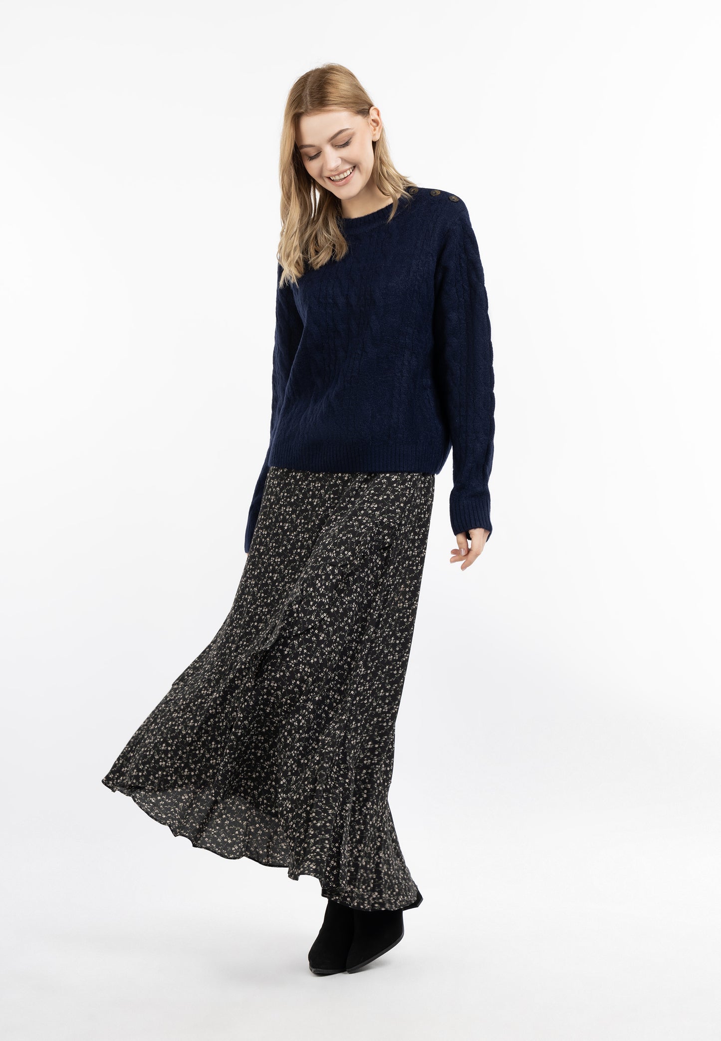 Dreimaster Vintage Damen Strickpullover