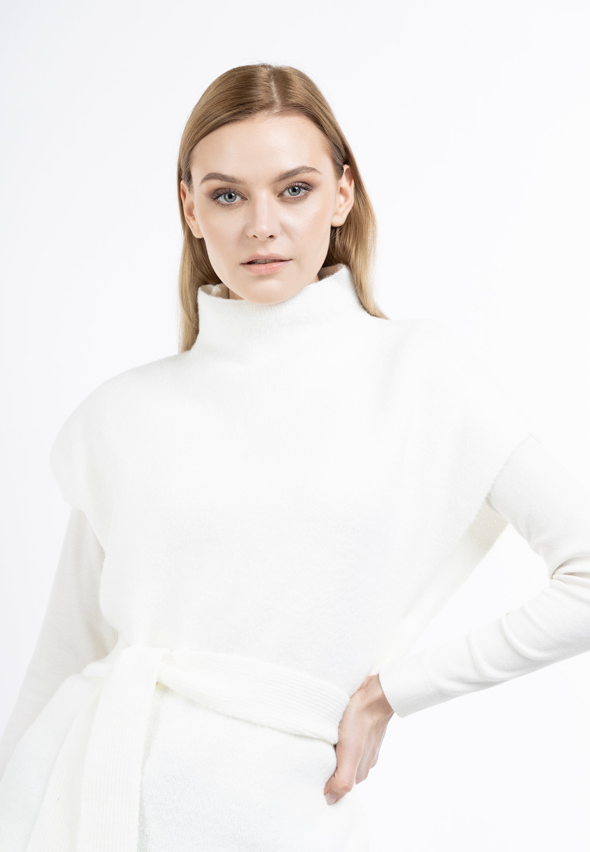 DreiMaster Klassik damskie ponczo z dzianiny