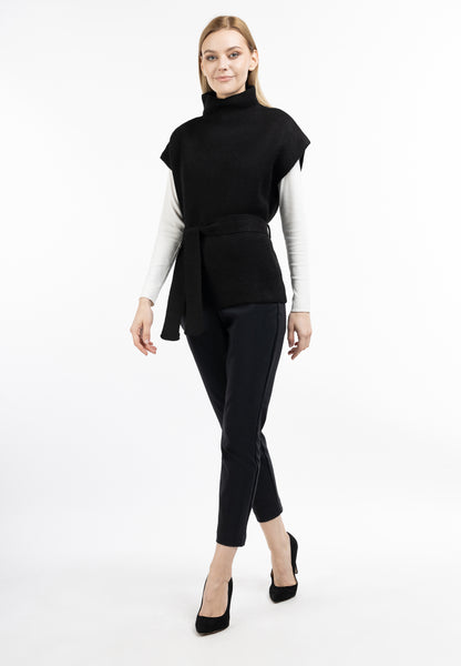 DreiMaster Klassik damskie ponczo z dzianiny