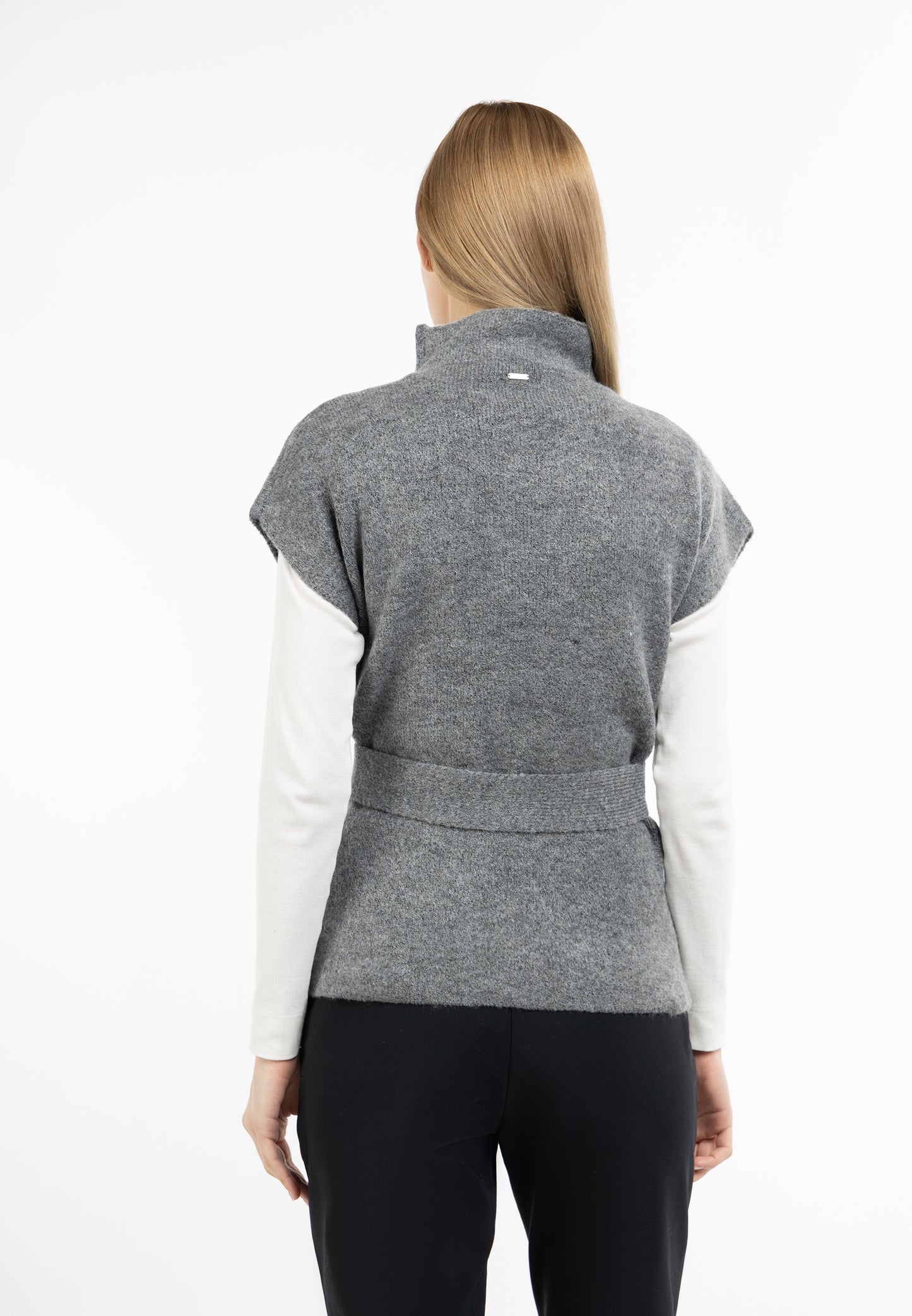 DreiMaster Klassik damskie ponczo z dzianiny