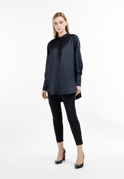 DreiMaster Klassik damska bluzka z długim rękawem