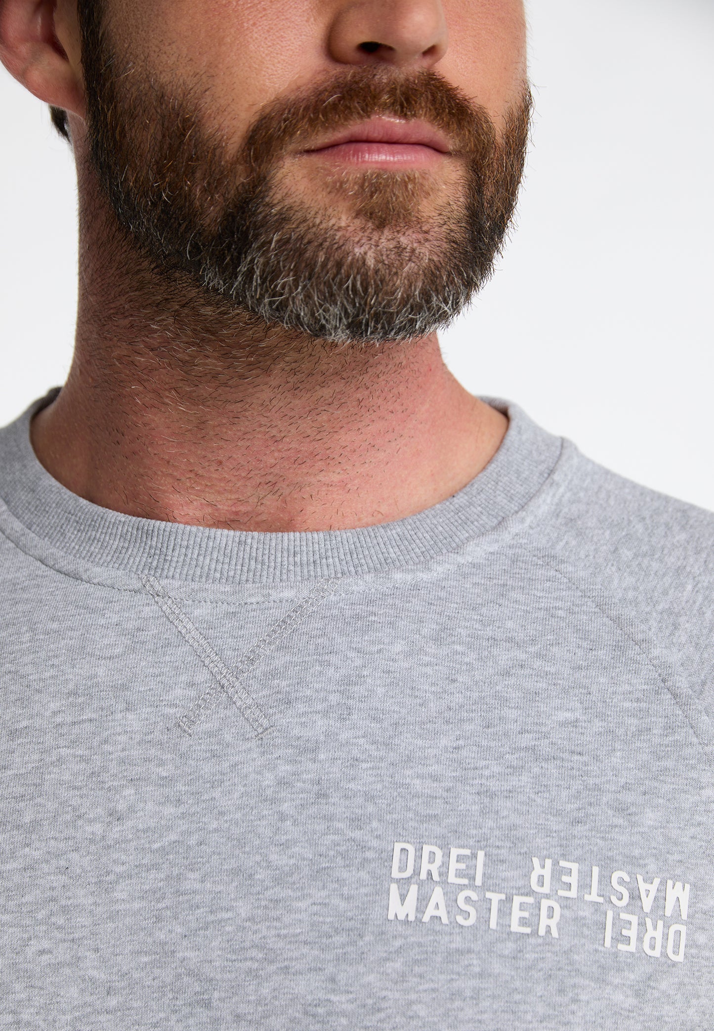 DreiMaster Maritim męska bluza z okrągłym dekoltem