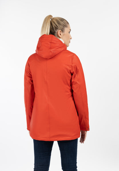 Dreimaster Maritim Women's Rain Jacket With Teddy Lining