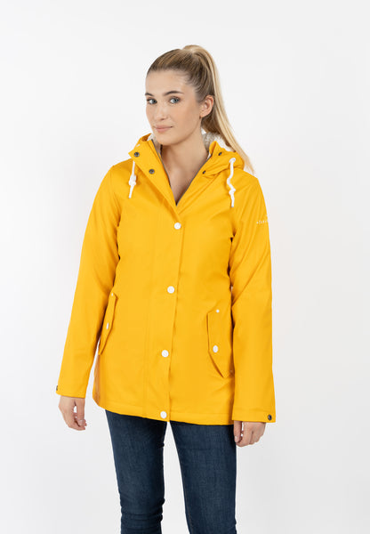 Dreimaster Maritim Women's Rain Jacket With Teddy Lining