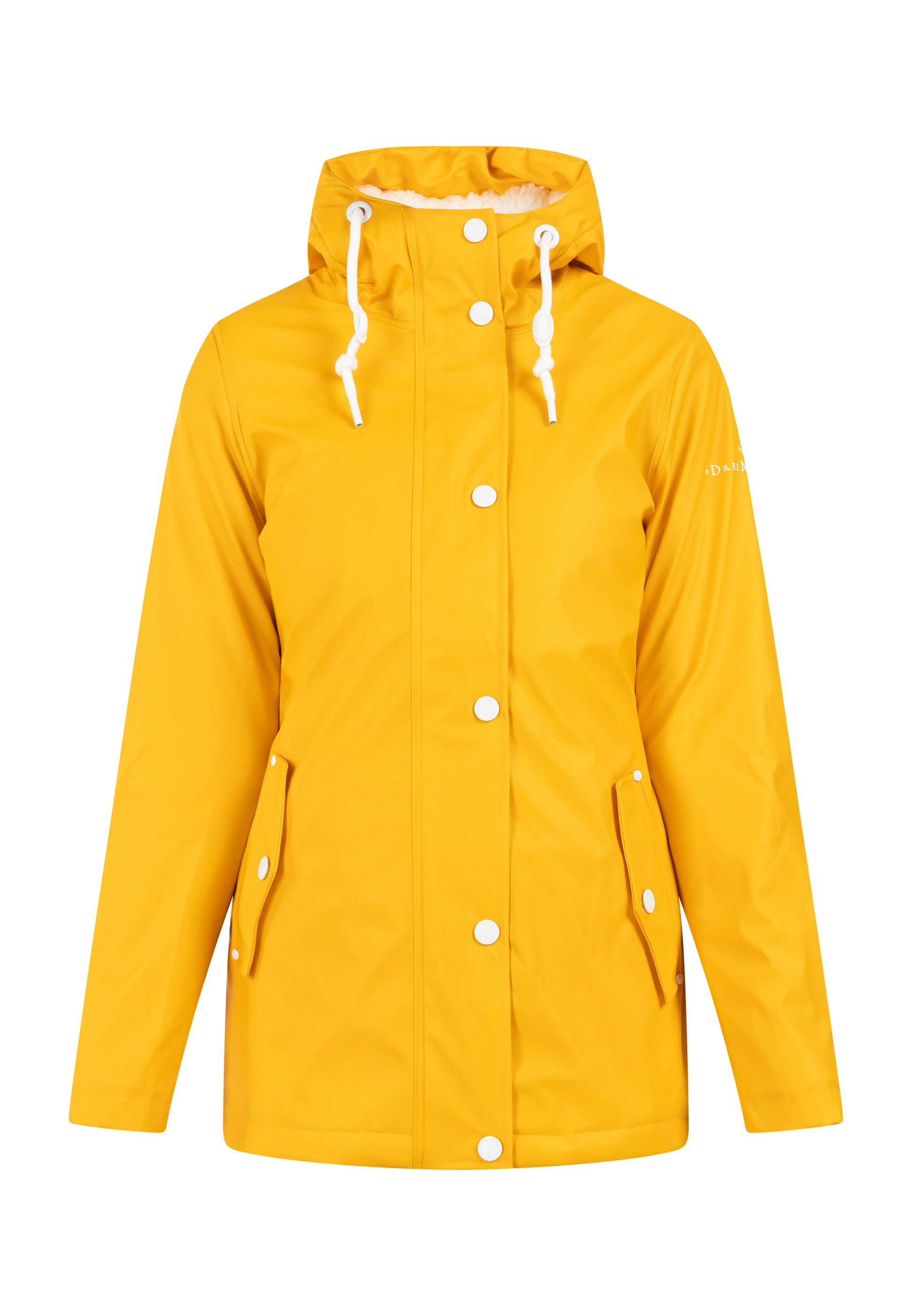 Dreimaster Maritim Women's Rain Jacket With Teddy Lining