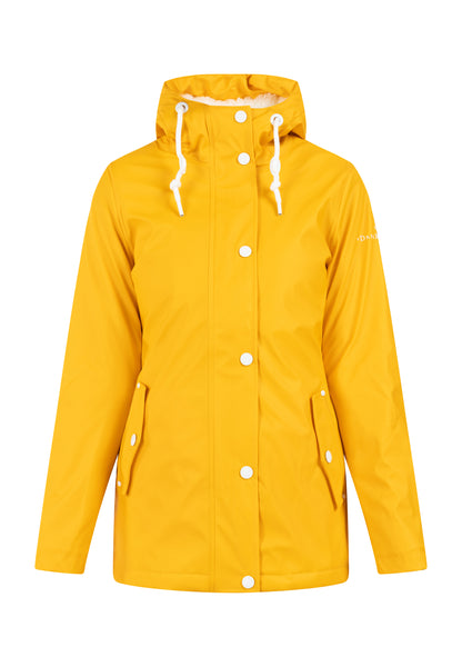 Dreimaster Maritim Women's Rain Jacket With Teddy Lining