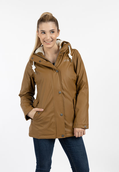 ICEBOUND Women's Rain Jacket With Teddy Lining