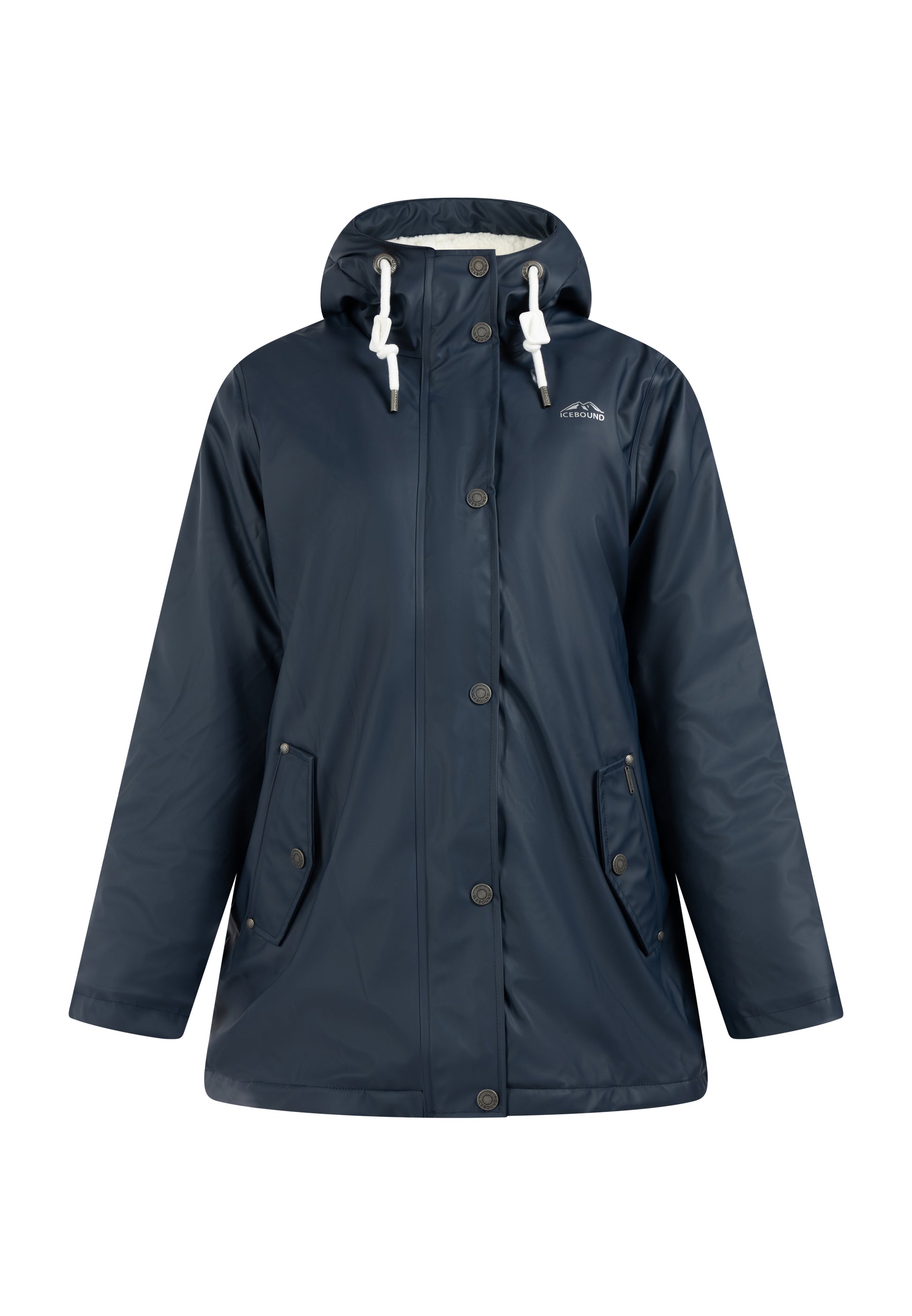 ICEBOUND Women's Rain Jacket With Teddy Lining