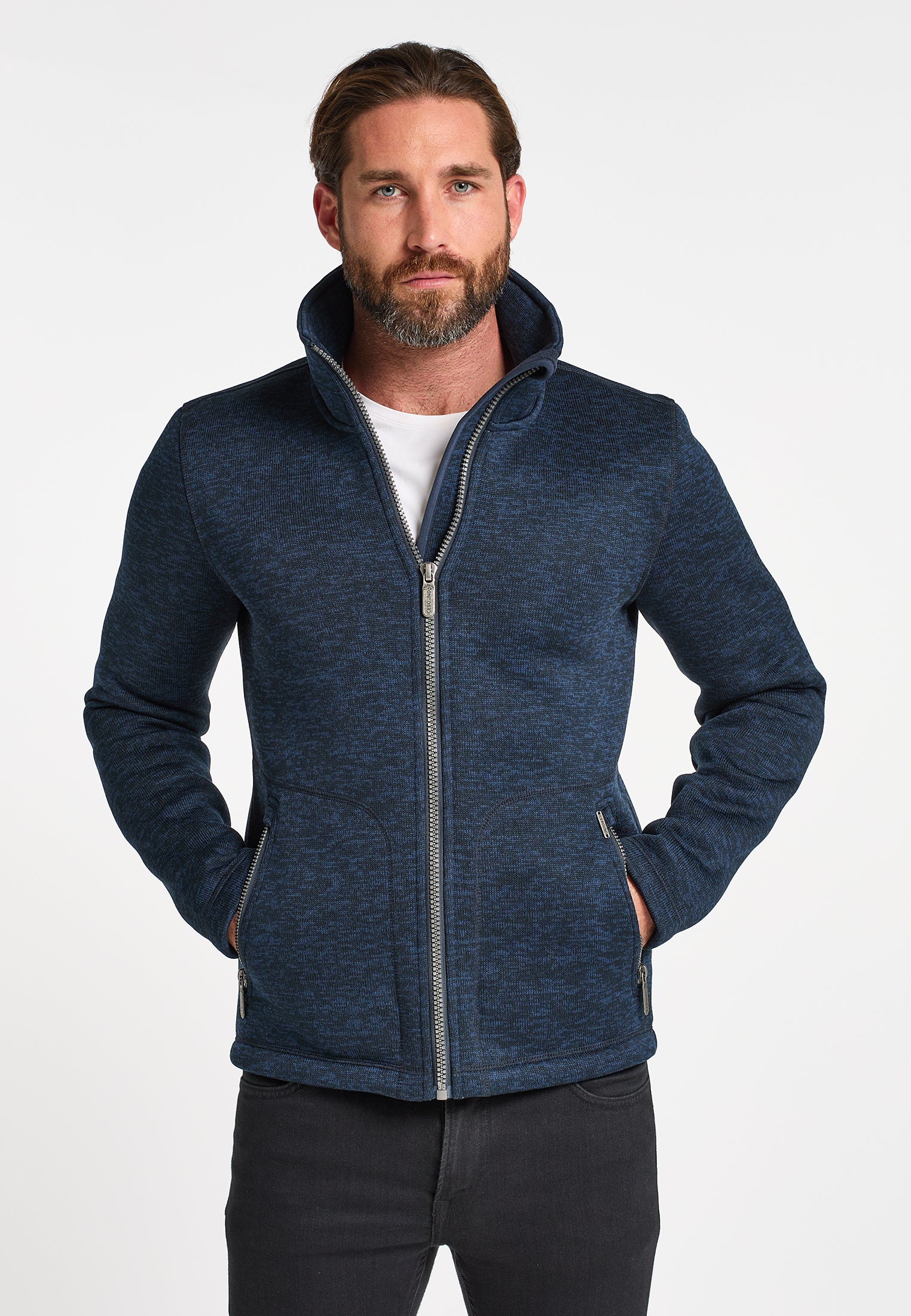 ICEBOUND Men's Knitted Fleece Jacket