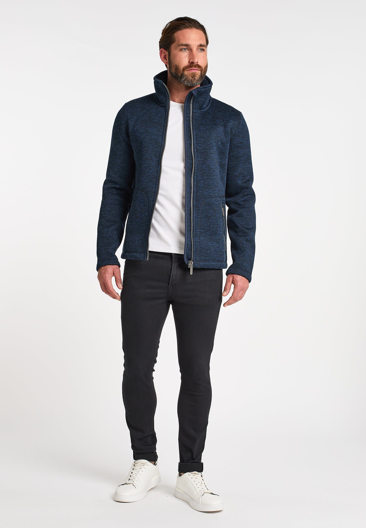 ICEBOUND Men's Knitted Fleece Jacket