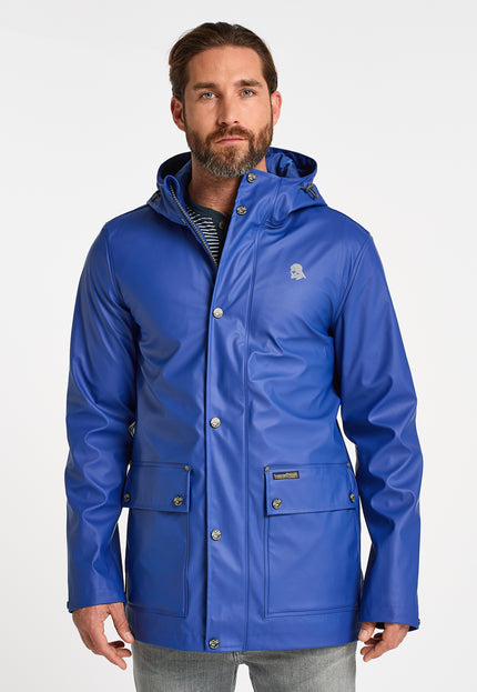 Rain Jacket Schmuddelwedda Blau DREIMASTER Men's Rain Jacket