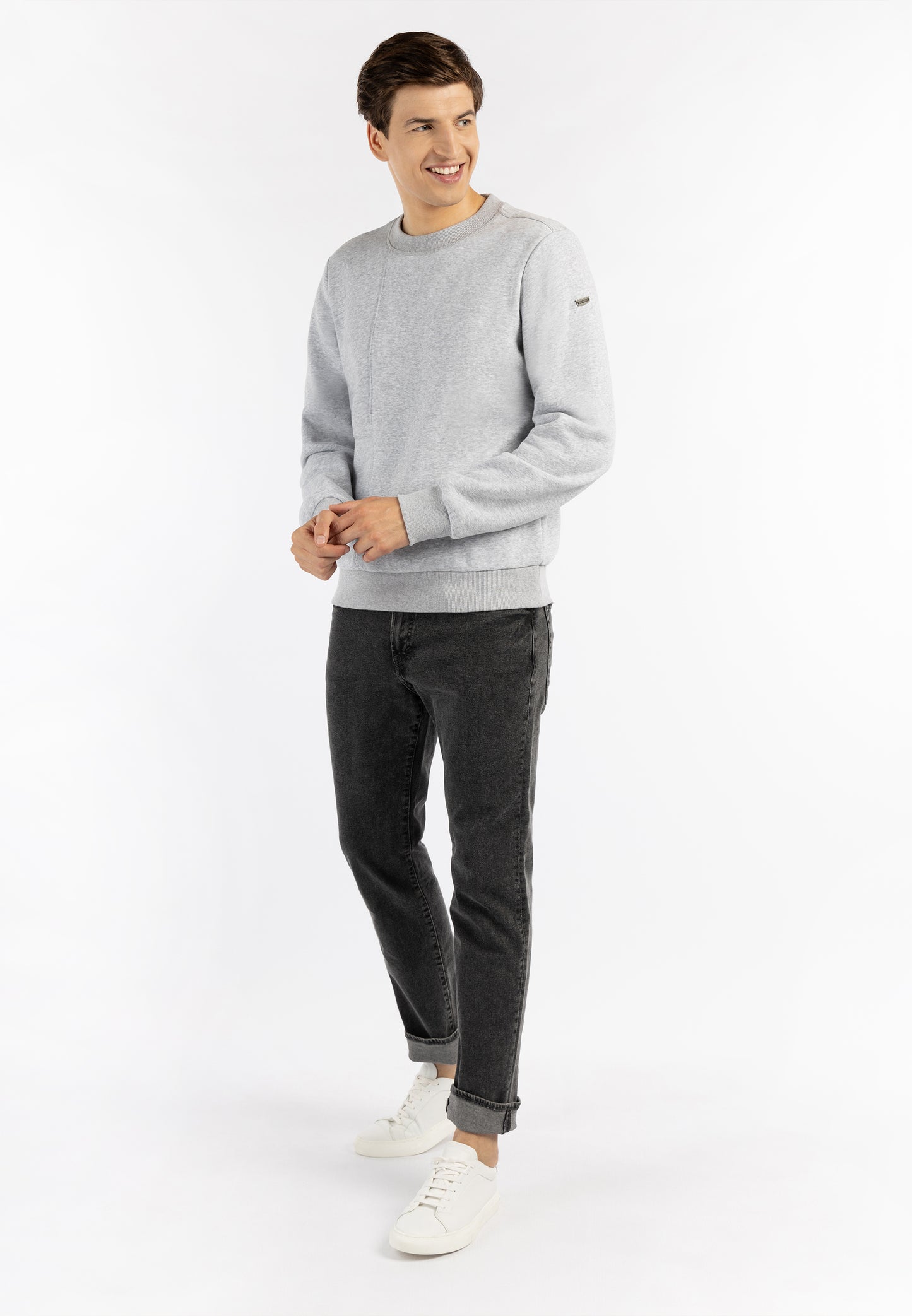 DreiMaster Vintage męska bluza z okrągłym dekoltem