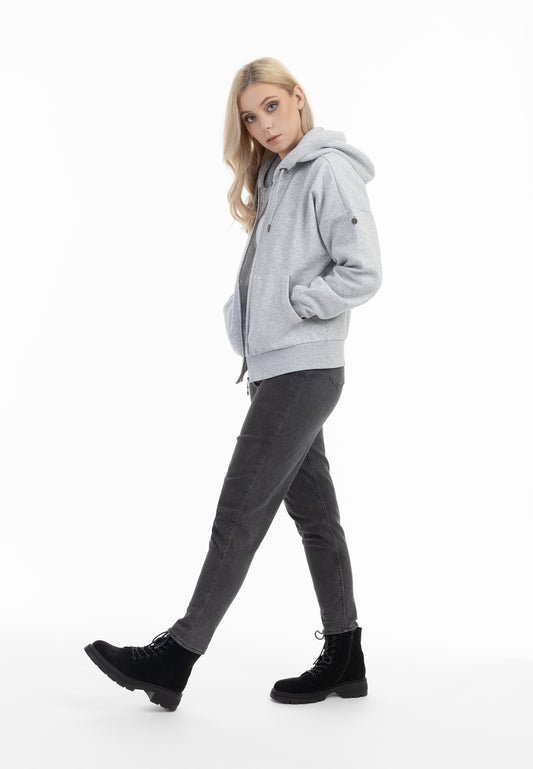 Dreimaster Vintage Damen-Übergröße-Kapuzenjacke