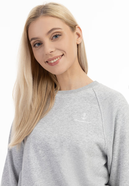 Dreimaster Maritim Damen-Sweatshirt mit Rundhalsausschnitt