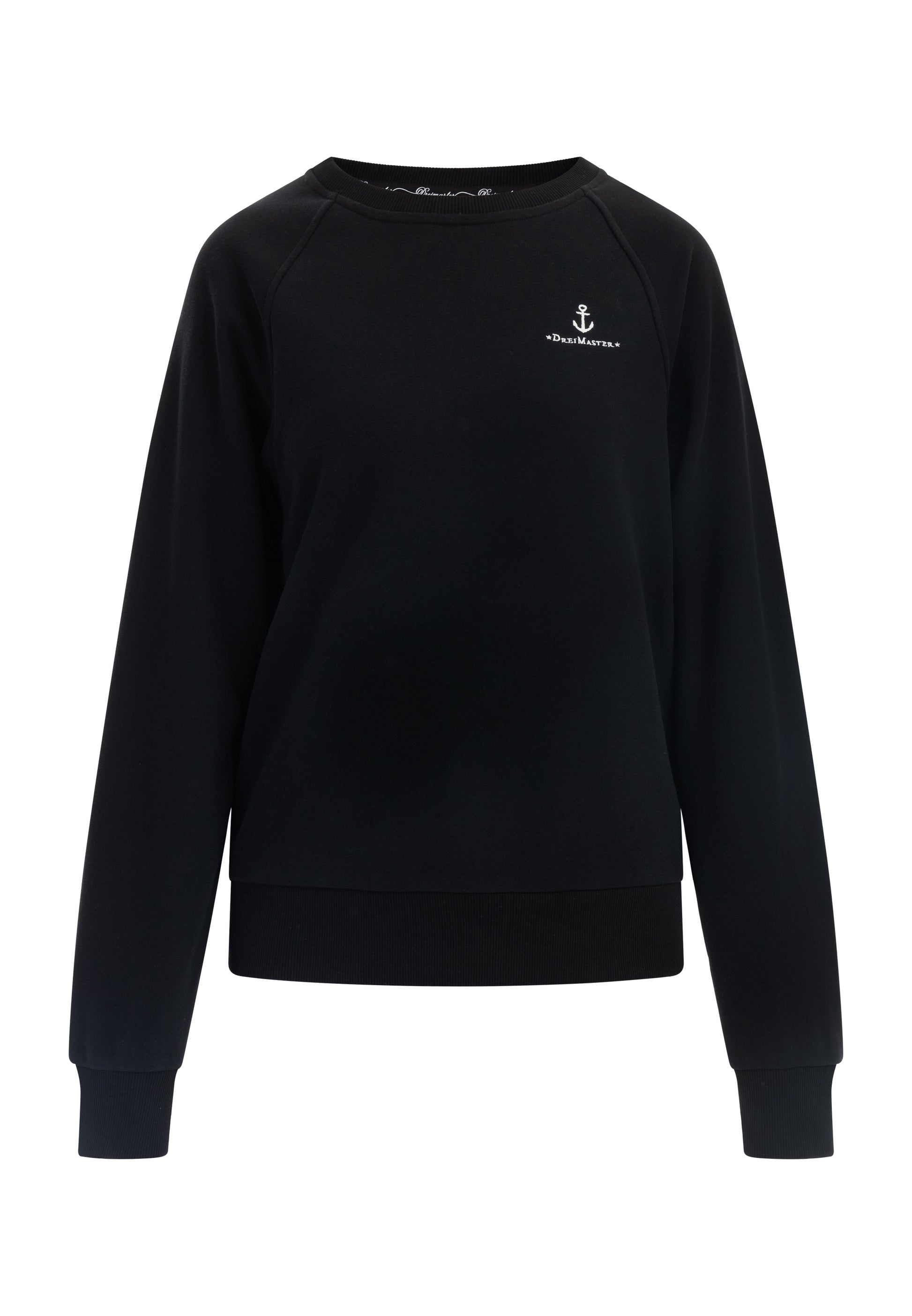 Dreimaster Maritim Damen-Sweatshirt mit Rundhalsausschnitt
