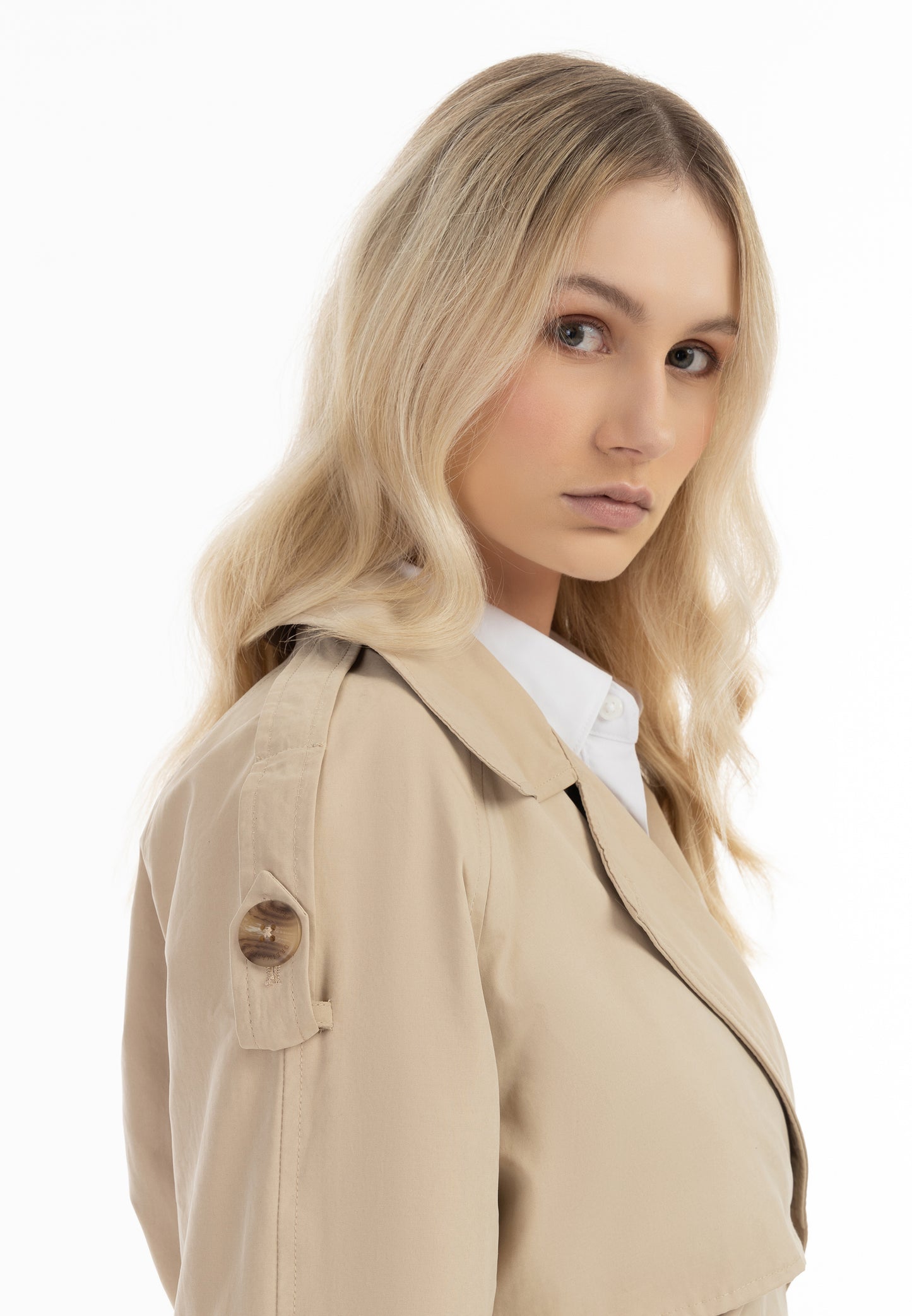 DreiMaster Klassik Damen Klassischer Trenchcoat